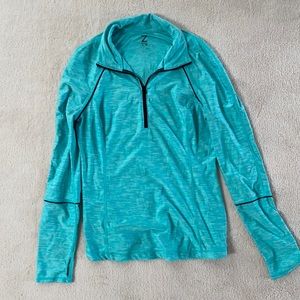 Zella blue 3/4 zip